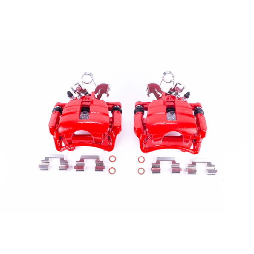 PowerStop S3252 Red Powder Coated Calipers