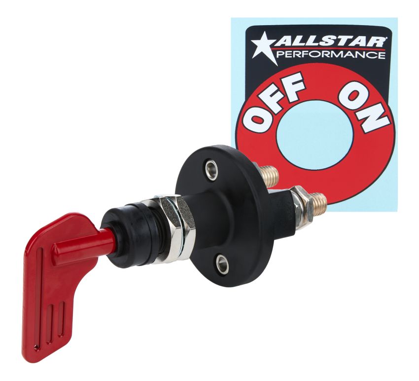ALLSTAR PERFORMANCE ALL80152 Battery Disconnect with Decal Key Style