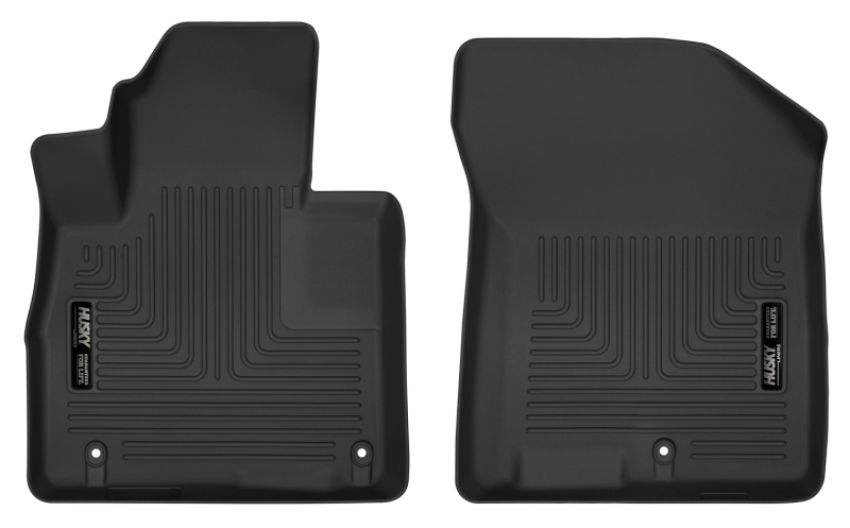 Husky Liners 52771 2019-2020 Hyundai Santa Fe X-Act Contour Black Floor Liners -Front
