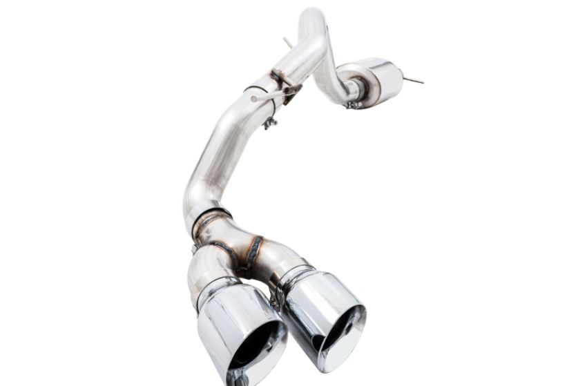 AWE Tuning 3015-22072 2019+ Ford Ranger 0FG Performance Exhaust System w/Chrome Silver Tips & Bash Guard