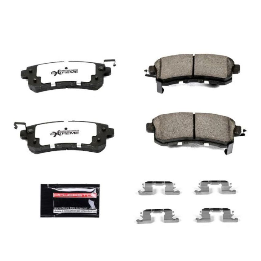 PowerStop Z36-1510 PowerStop - Z36 Truck and SUV Carbon-Fiber Ceramic Brake Pads with Hardware Kit