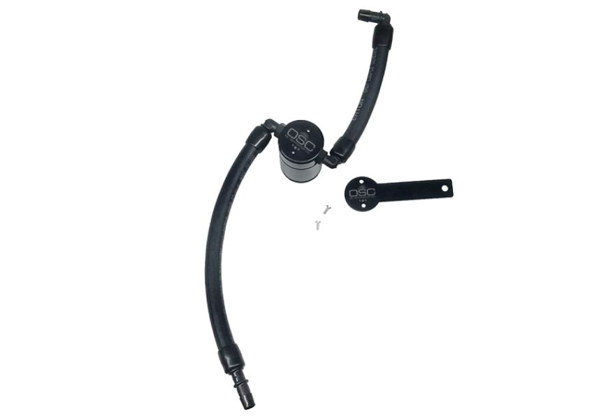 J&L 3067P-B 2019-2024 Dodge Ram 1500 5.7L Oil Separator 3.0 Passenger Side - Black Anodized