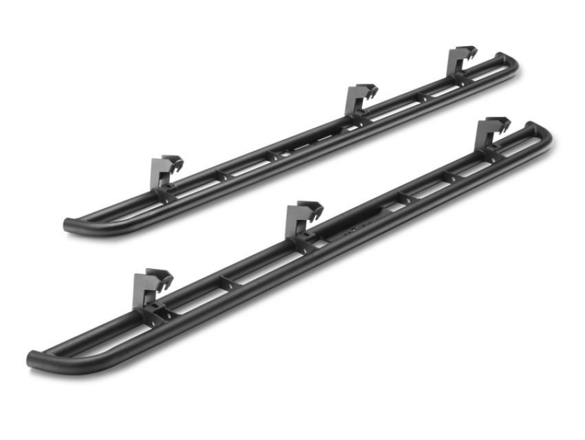 N-Fab C194RKRCC RKR Rails 2019 Chevy/GMC 1500 Crew Cab - Cab Length - Tex. Black - 1.75in