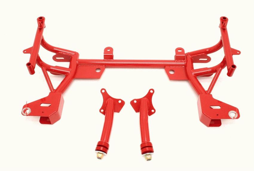 BMR Suspension KM015R K-member, TURBO, SBC,BBC Motor Mounts, Standard Rack Mounts