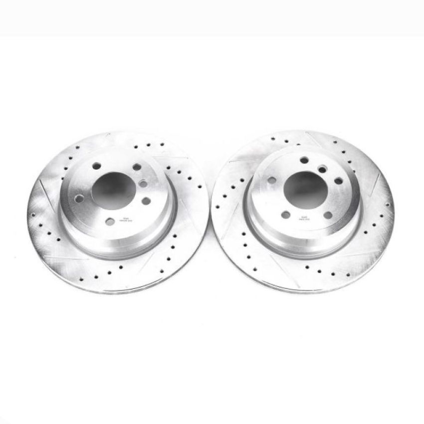 PowerStop EBR1217XPR PowerStop Evolution Performance Drilled, Slotted & Plated Brake Rotor Pair