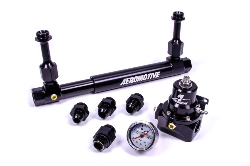 AEROMOTIVE AFS17249 Adjustable Fuel Log w/ 13214 2-Port Regulator