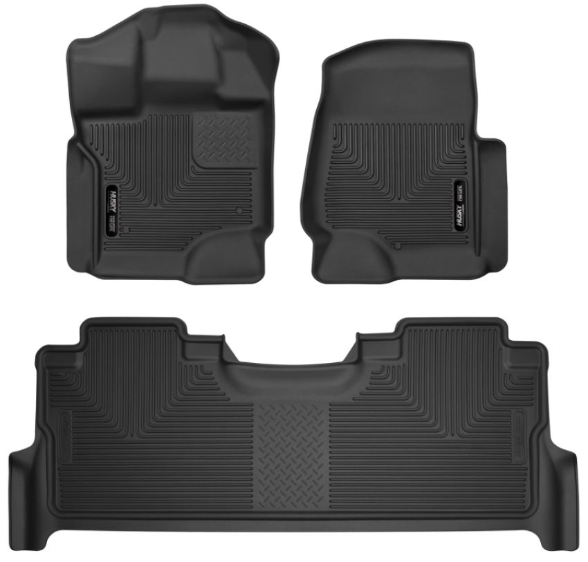 HUSKY LINERS HSK53388 Front & 2nd Seat Floor L iners X-act Contour