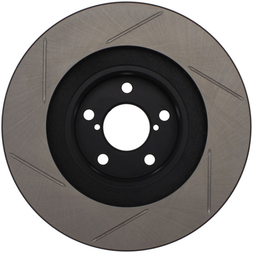Stoptech 126.47018SR Power Slot 02-10 WRX Front Right Sportstop Slotted Rotor