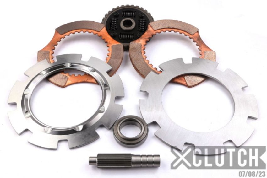 XCLUTCH XMS-200-MI01-2B-XC Mitsubishi 8in Twin Sprung Ceramic Multi-Disc Service Pack