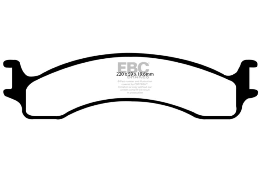 EBC Brakes UD821 Ultimax OEM Replacement Brake Pads