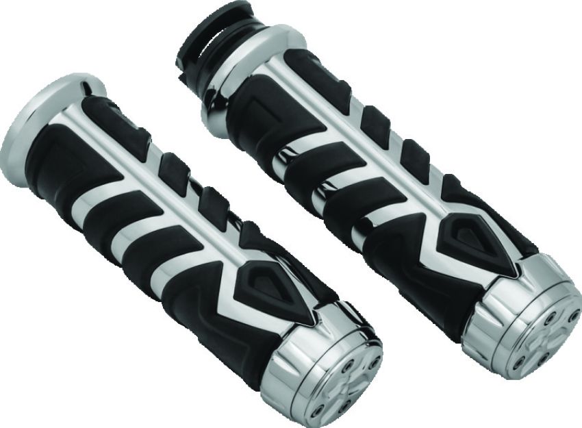 Kuryakyn 5628 Spear Grips For Scout Chrome