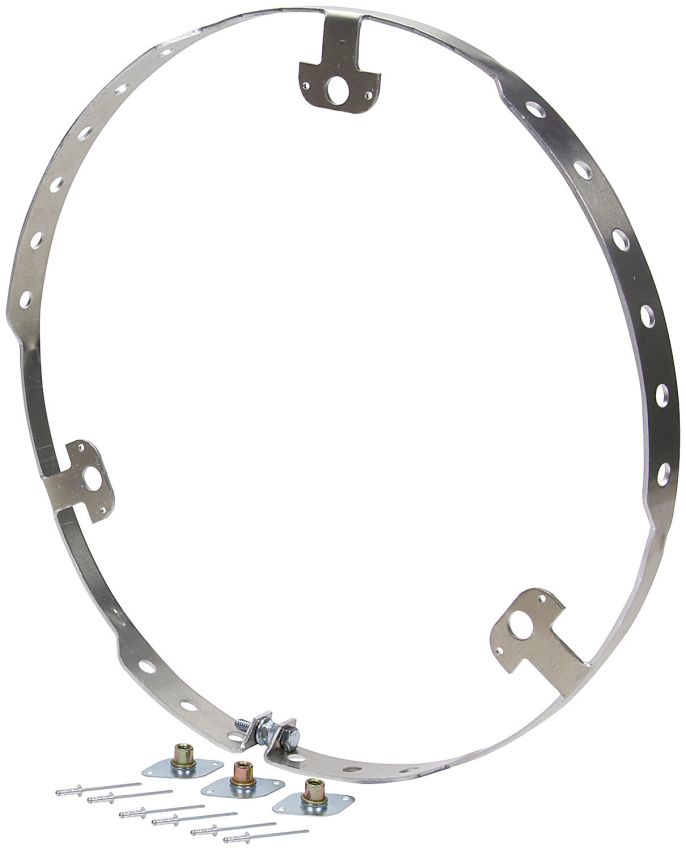 ALLSTAR PERFORMANCE ALL44245 Wheel Ring Flat Style Alum 3 Fastener Bolt-on