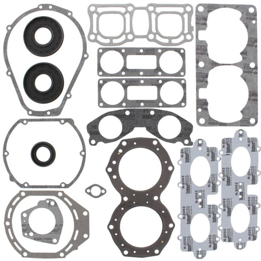 Vertex Pistons 611603 Vertex Gaskets 96-97 Yamaha 760 Wave Blaster II Complete Gasket Kit w/ Oil Seals