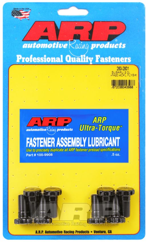 ARP ARP260-2801 Flywheel Bolt Kit Subaru 2.0L FA20