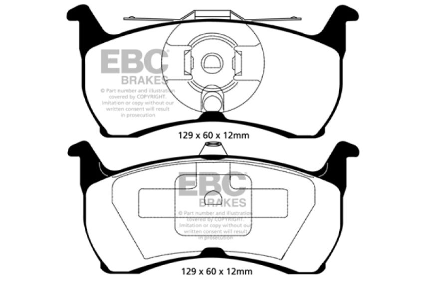 EBC Brakes DP31504C Redstuff Ceramic Low Dust Brake Pads