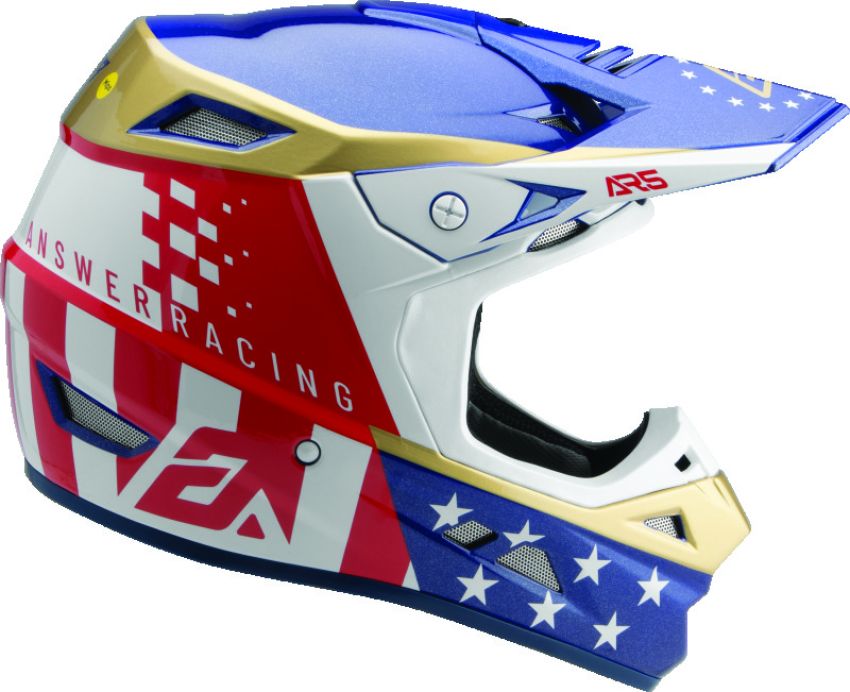 Answer 446332 AR5 Rally Helmet Mips Red/White - Small