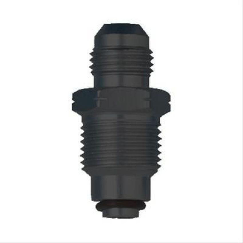 FRAGOLA FRG491965-BL Male Adapter Fitting #8 x 1-20 Rochester Blk