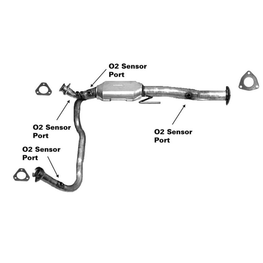 AP Exhaust 645955 Federal / EPA Catalytic Converter - Direct Fit