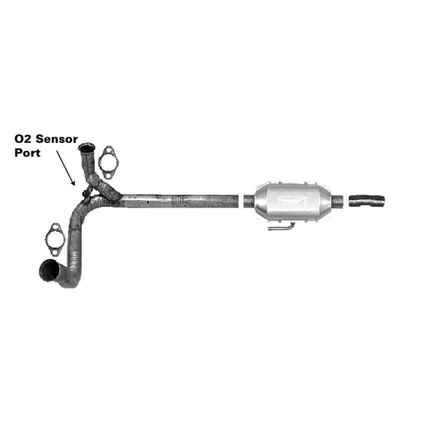 AP Exhaust 645962 Federal / EPA Catalytic Converter - Direct Fit