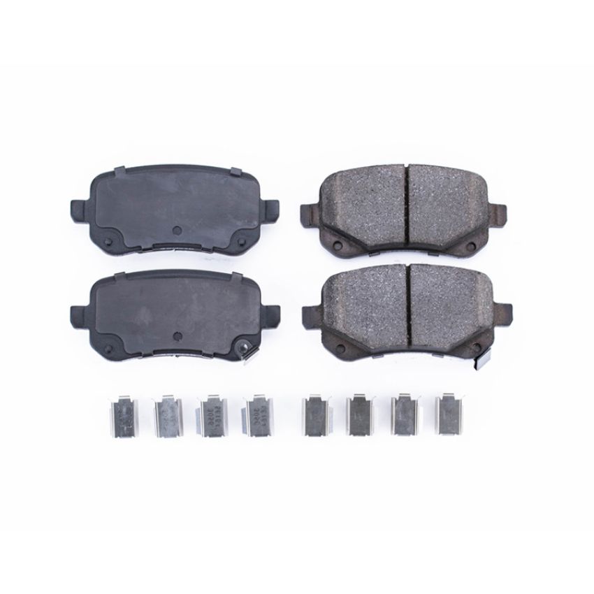 PowerStop 17-1326 PowerStop - Z17 Low-Dust Ceramic Brake Pads with Hardware