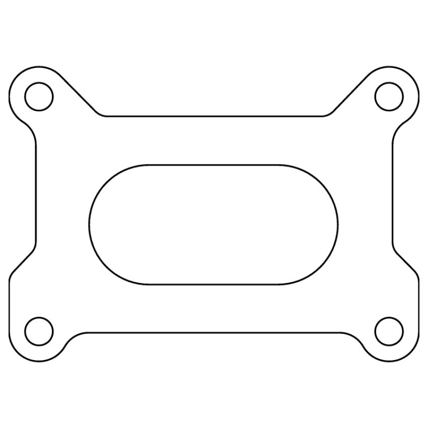 Cometic Gasket C15184 Cometic Holley 2 Barrel 500 CFM .039in Fiber Carburetor Gasket - 3.640in x 1.750in - Open Plenum