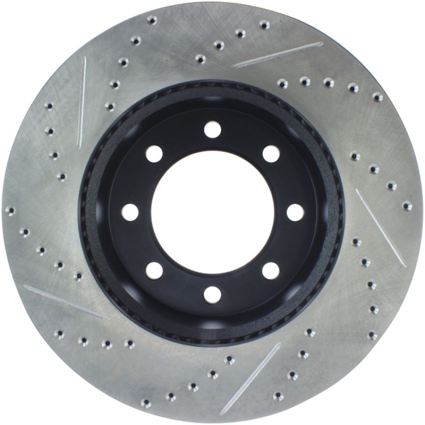 Stoptech 127.67072L Slotted & Drilled Sport Brake Rotor