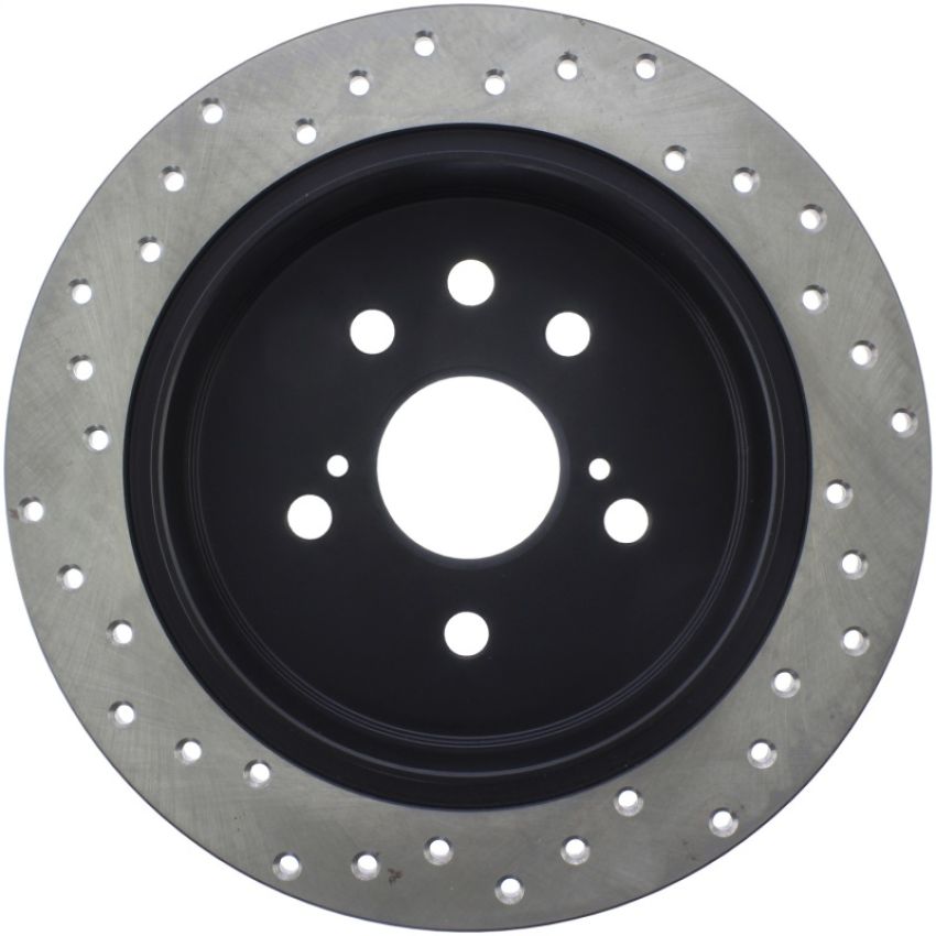 Stoptech 128.44142L Drilled Sport Brake Rotor