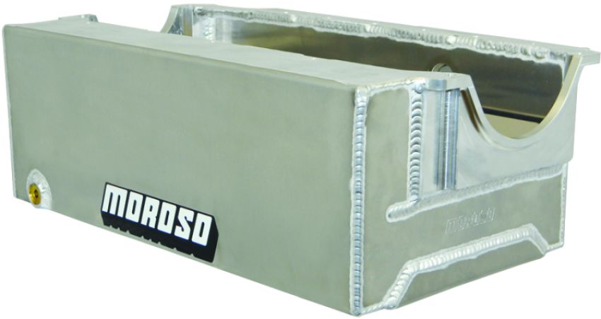 MOROSO MOR21330 SBC Sprint Car Alum. Oil Pan - Wet Sump 9.5qts.