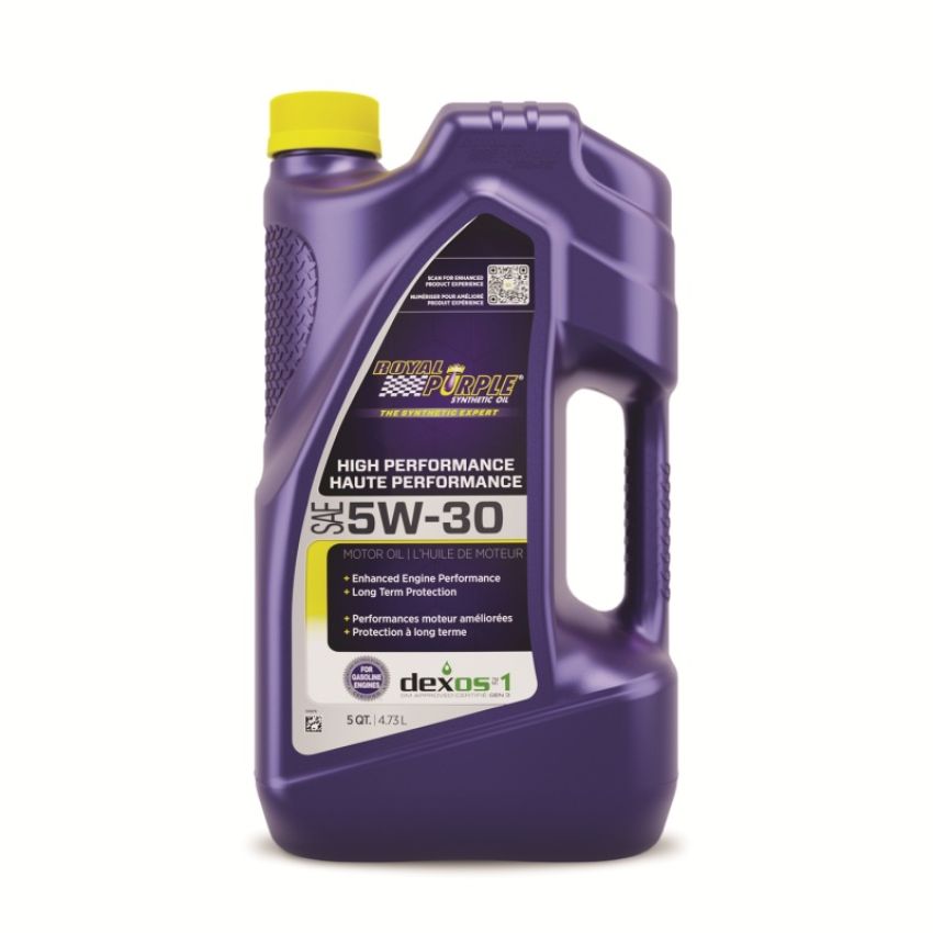 Royal Purple 23530 Synthetic High Performance 5W-30 Motor Oil (Canada) - 5 Quart
