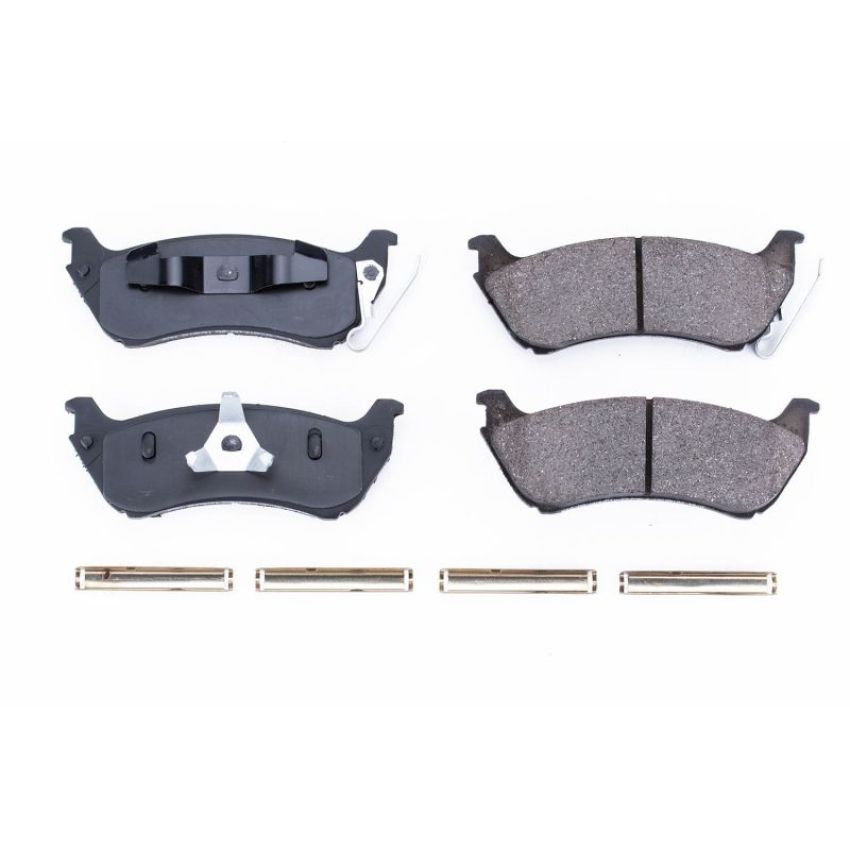 PowerStop 17-761 PowerStop - Z17 Low-Dust Ceramic Brake Pads with Hardware