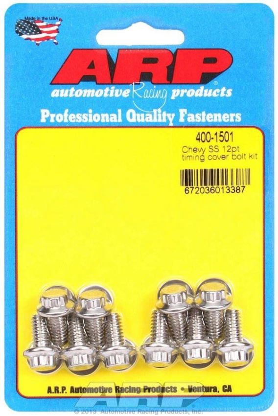 ARP ARP400-1501 S/S Timing Cover Bolt Kit