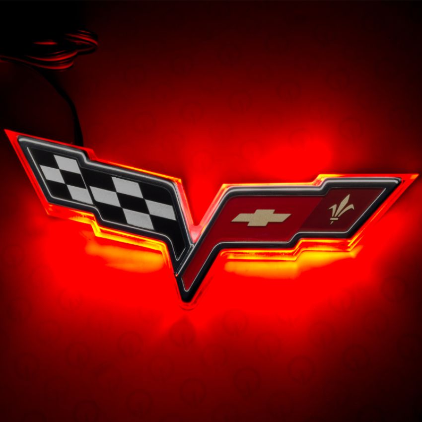 Oracle Lighting 3098-003 Red Illuminated Emblem, Dual Intensity