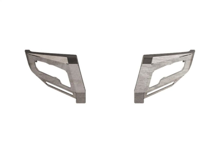 Road Armor 2152DF0 15-19 GMC 2500 iDentity Front Bumper Components - Standard End Pods - Raw