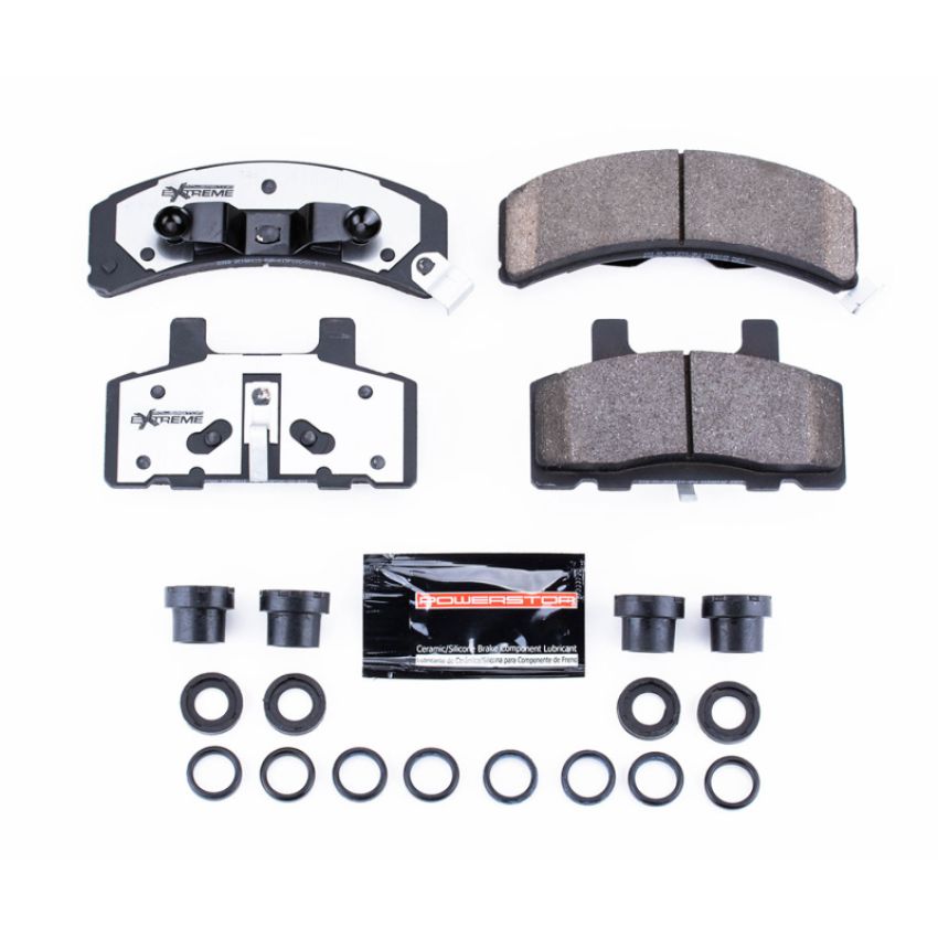 PowerStop Z36-368 PowerStop - Z36 Truck and SUV Carbon-Fiber Ceramic Brake Pads with Hardware Kit
