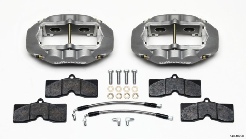 Wilwood 140-10790 D8-4 Rear Caliper Kit Clear Corvette C2 / C3 65-82