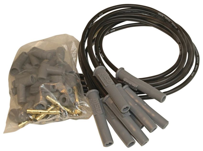 MSD IGNITION MSD31193 8.5MM Spark Plug Wire Set - Black