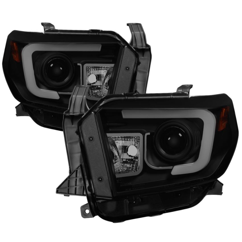SPYDER 5080165 Projector Headlights - Light Bar DRL - Black Smoke