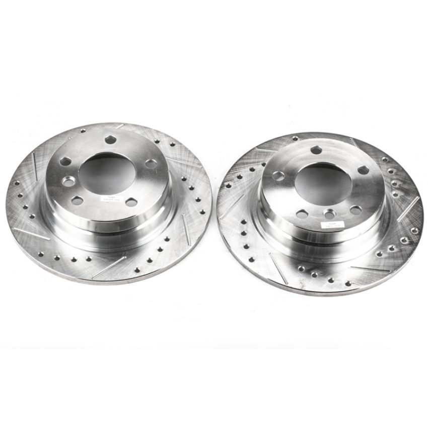 PowerStop EBR420XPR PowerStop Evolution Performance Drilled, Slotted & Plated Brake Rotor Pair