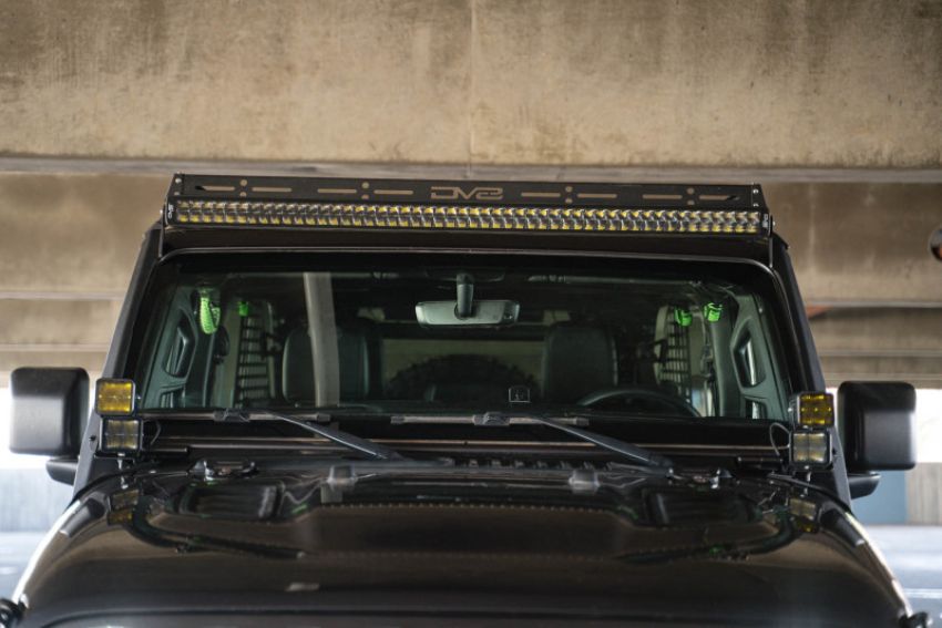 DV8 Offroad LBJL-10 Jeep Wrangler JL & Gladiator JT Light Bar Mount