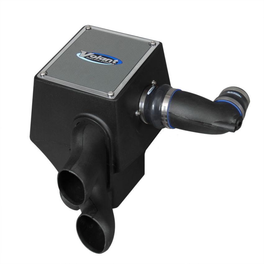 Volant 16840 Volant air intake systems utilize a high-velocity venturi filter adapter which provides a smooth transition through the MAF sensor into the intake tube for a much needed airflow improvement over the factory rubber tubing and resonator box.