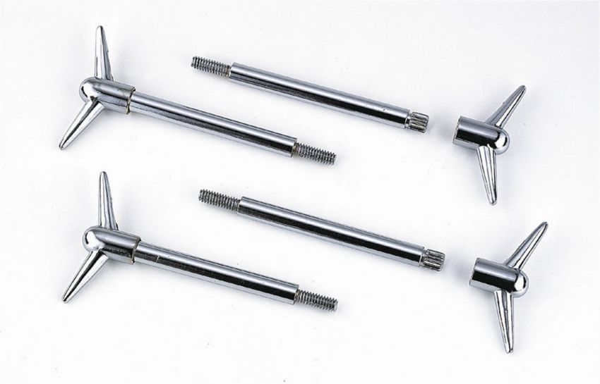 MR. GASKET MRG9824 Chrome Y Wing Bolts