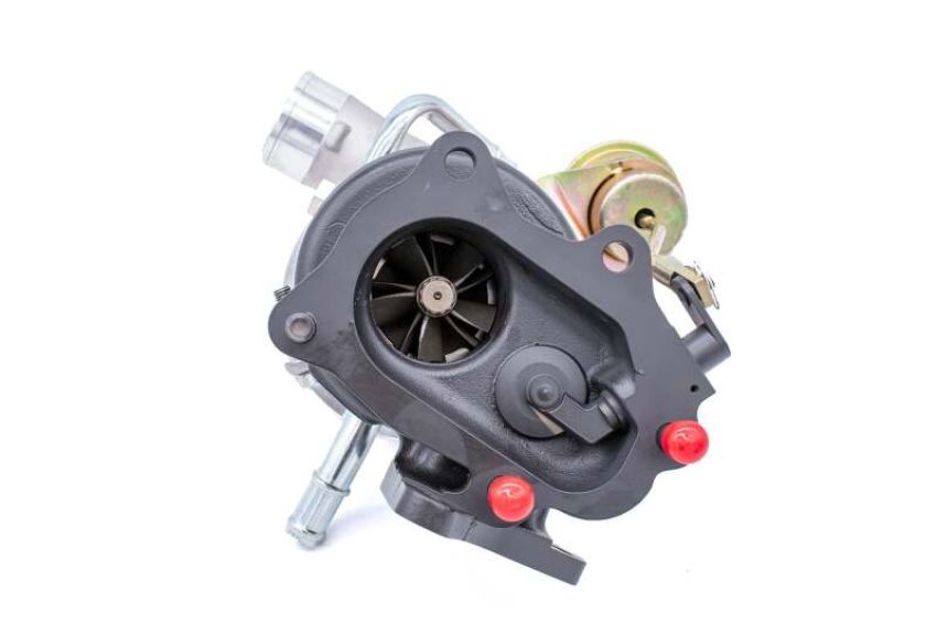 Forced Performance 2029053-0502010 Subaru STi Blue Turbo 58mm Black Housing Ported External WG w/Oil Line (D/S Only)
