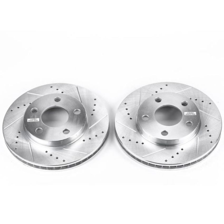 PowerStop AR8256XPR PowerStop Evolution Performance Drilled, Slotted & Plated Brake Rotor Pair