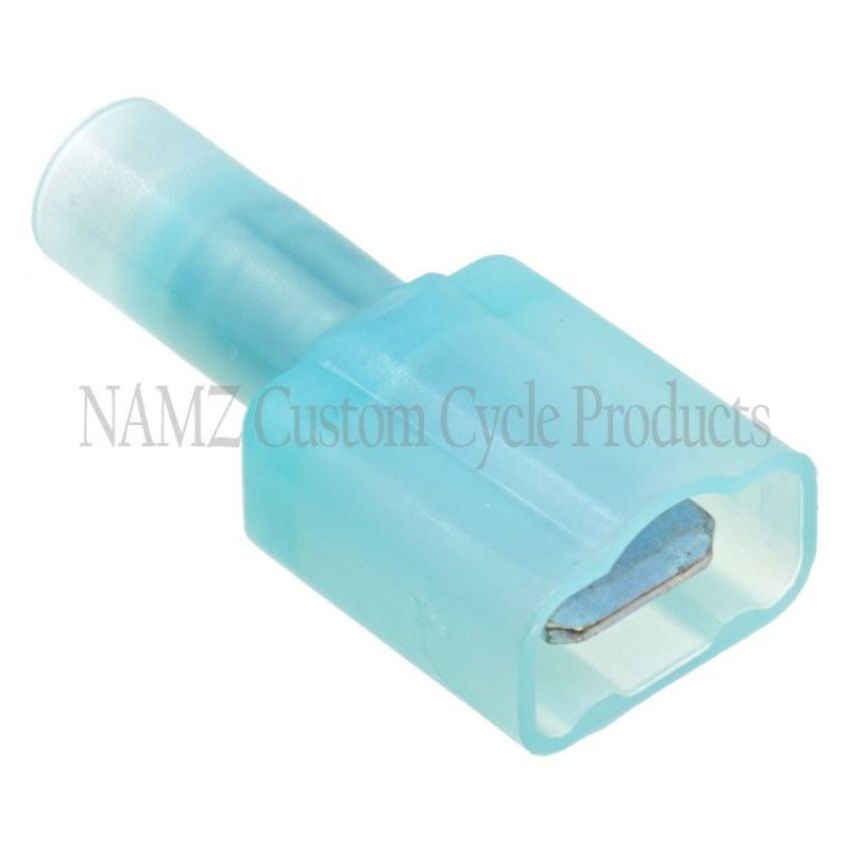 NAMZ NIS-19004-0005 Fully Insulated .25in. Male Quick Disconnect Terminals 16-14g (25 Pack)