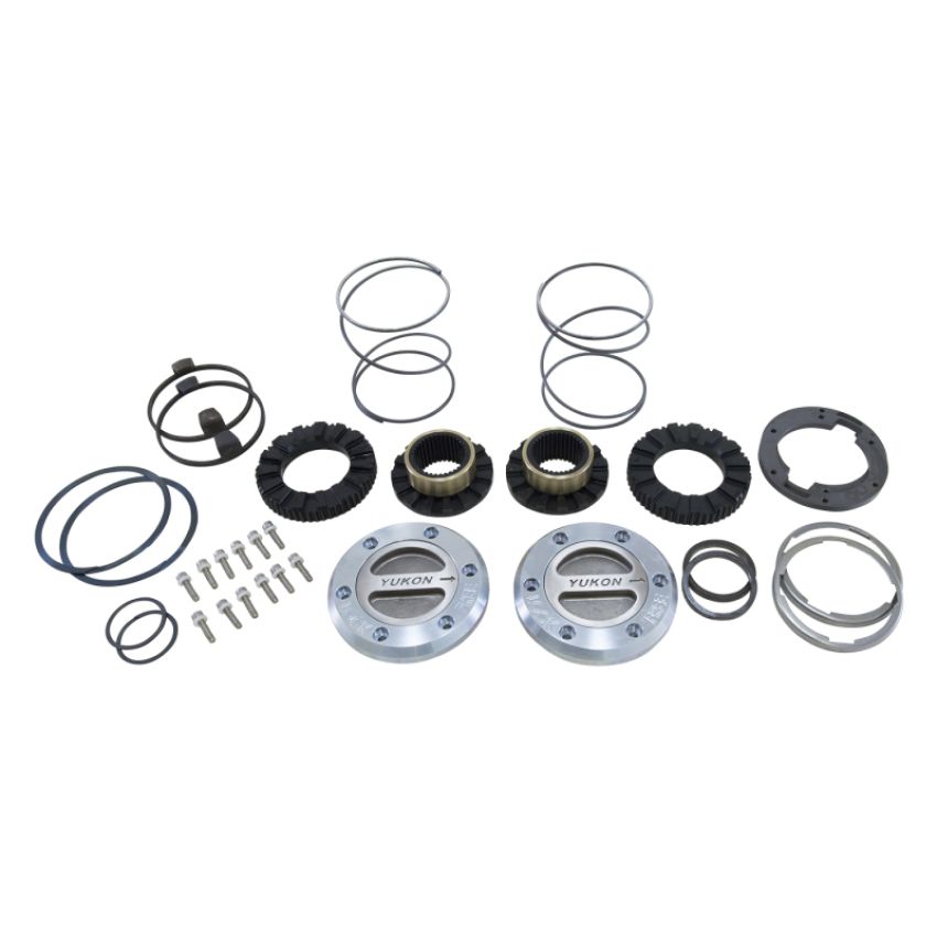 Yukon Gear & Axle YHC70009 Yukon Hardcore Locking Hub Set for 00-08 Dodge 1-Ton Front w/Spin Free Kit
