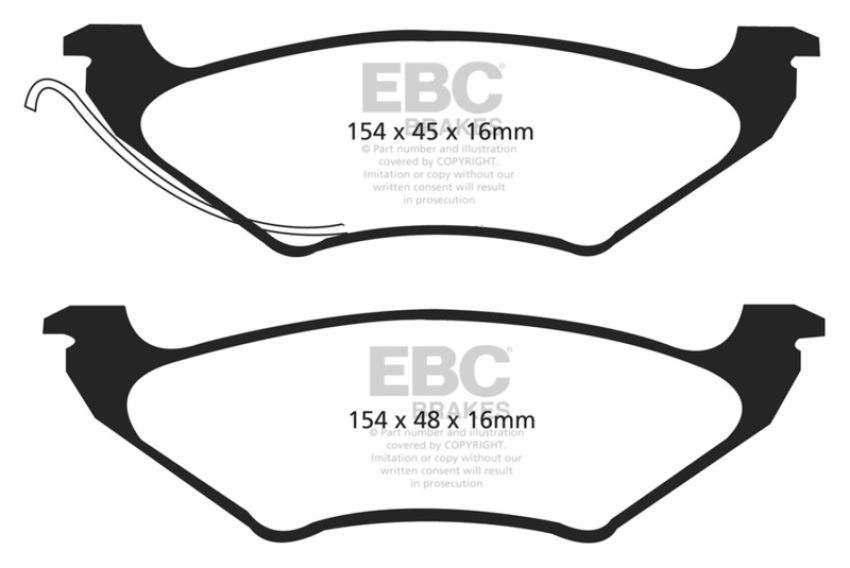 EBC Brakes UD715 Ultimax OEM Replacement Brake Pads