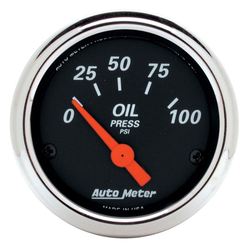 AUTOMETER ATM1426 2-1/16 D/B Oil Pressure Gauge - 0-100psi