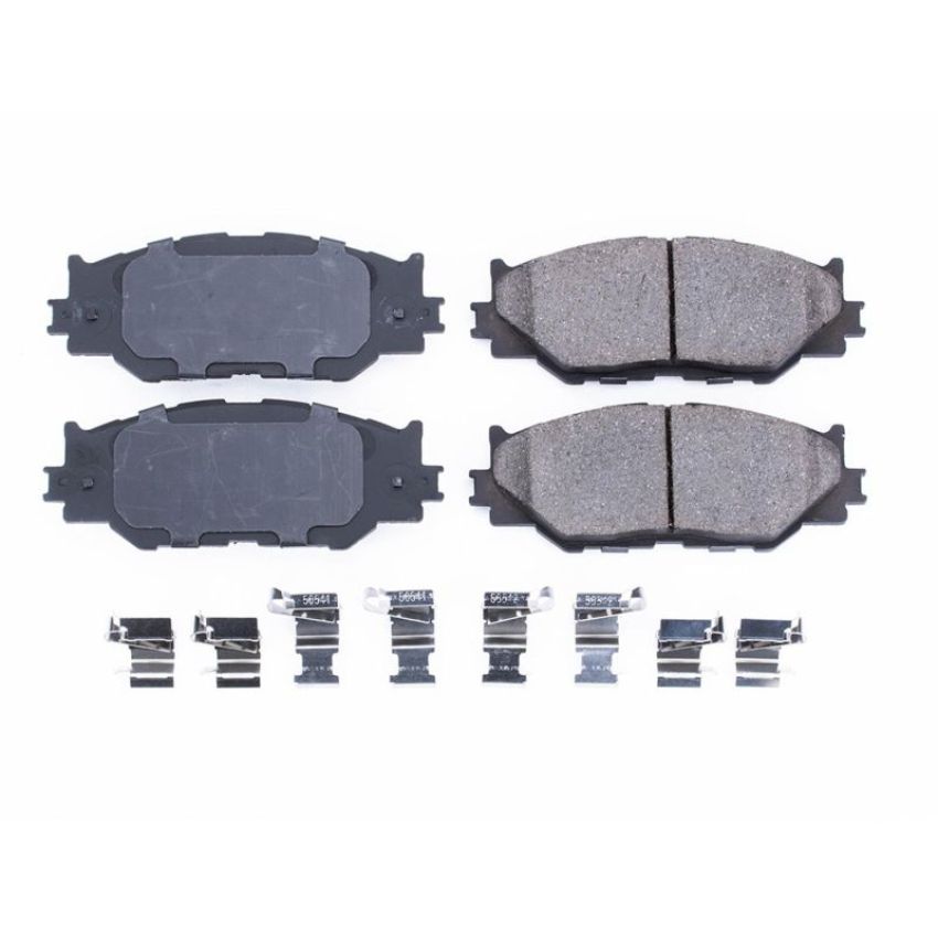 PowerStop 17-1178 PowerStop - Z17 Low-Dust Ceramic Brake Pads with Hardware