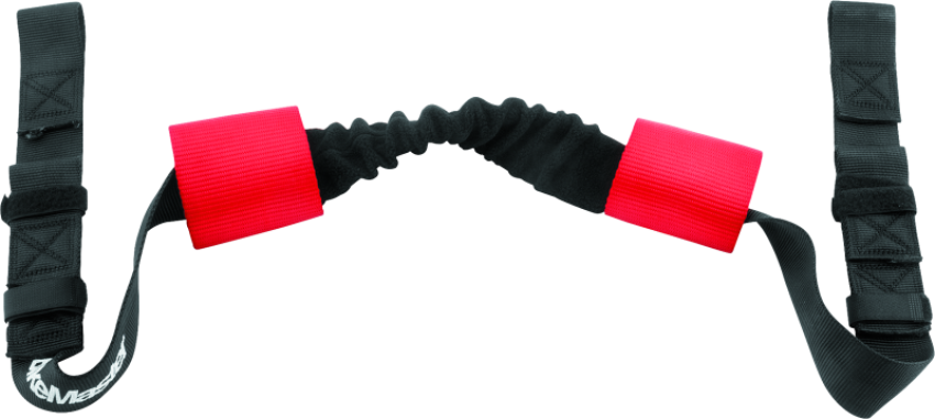 BikeMaster 100575 Bar Harness Tiedown Assist - Black/Red