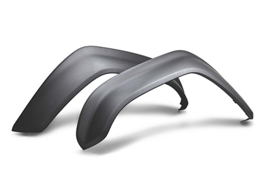 Ford Racing M-16268-BMF 2022-2025 Bronco Raptor Carbon Fiber Front Fender Flare Set-Matte